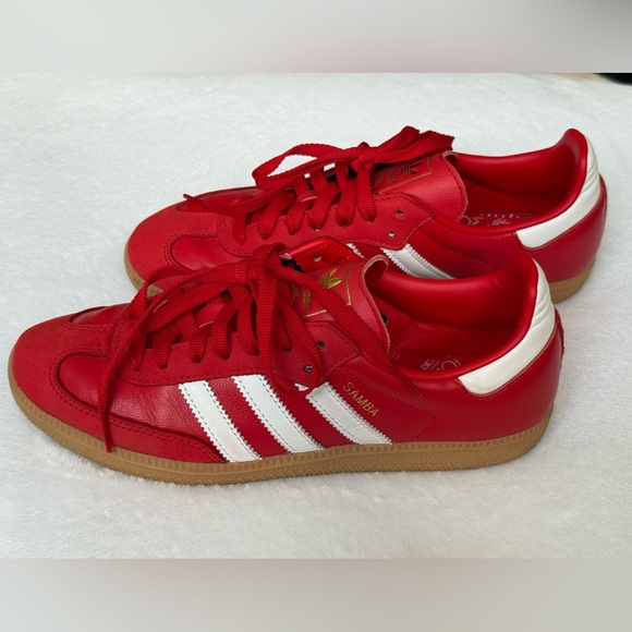 Adidas Samba OG Scarlet Red Shoes - Picture 4 of 8
